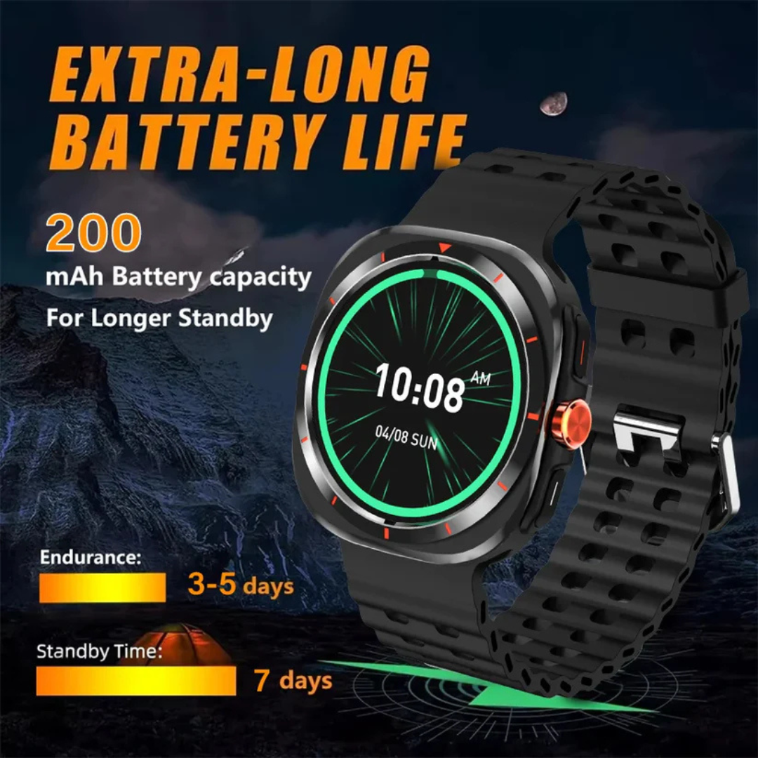 ⌚ LAXASFIT New GT7 Ultra 7-in-1 Smart Watch | 1.52” HD AMOLED | Bluetooth Calling | Fitness & Sports Tracker | Men & Women 🎁