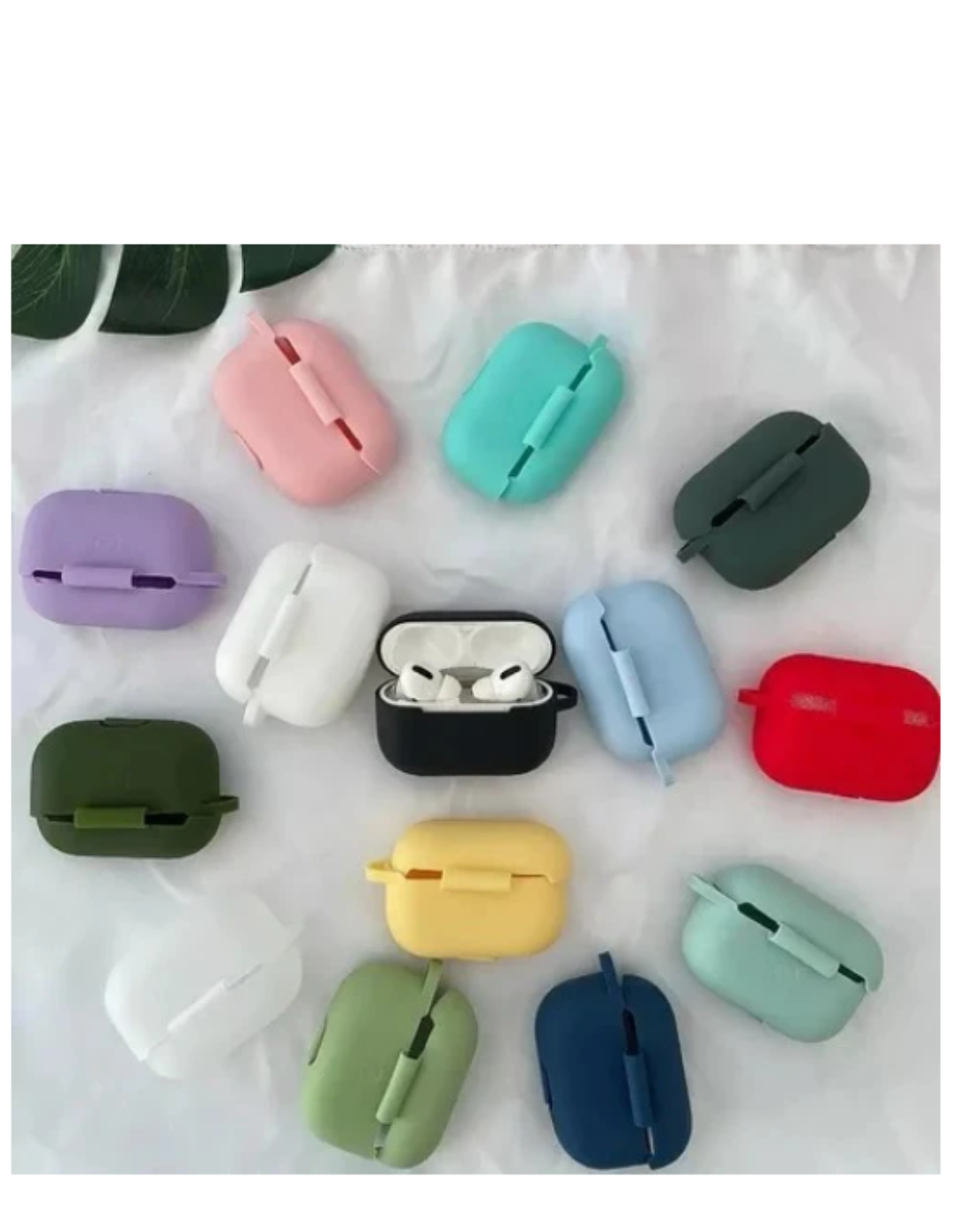 Silicone Case for Apple AirPods Pro 2 β Shockproof Protective Cover Sleeve for Wireless Earphones (Only Case)(Multiple Colors Available)