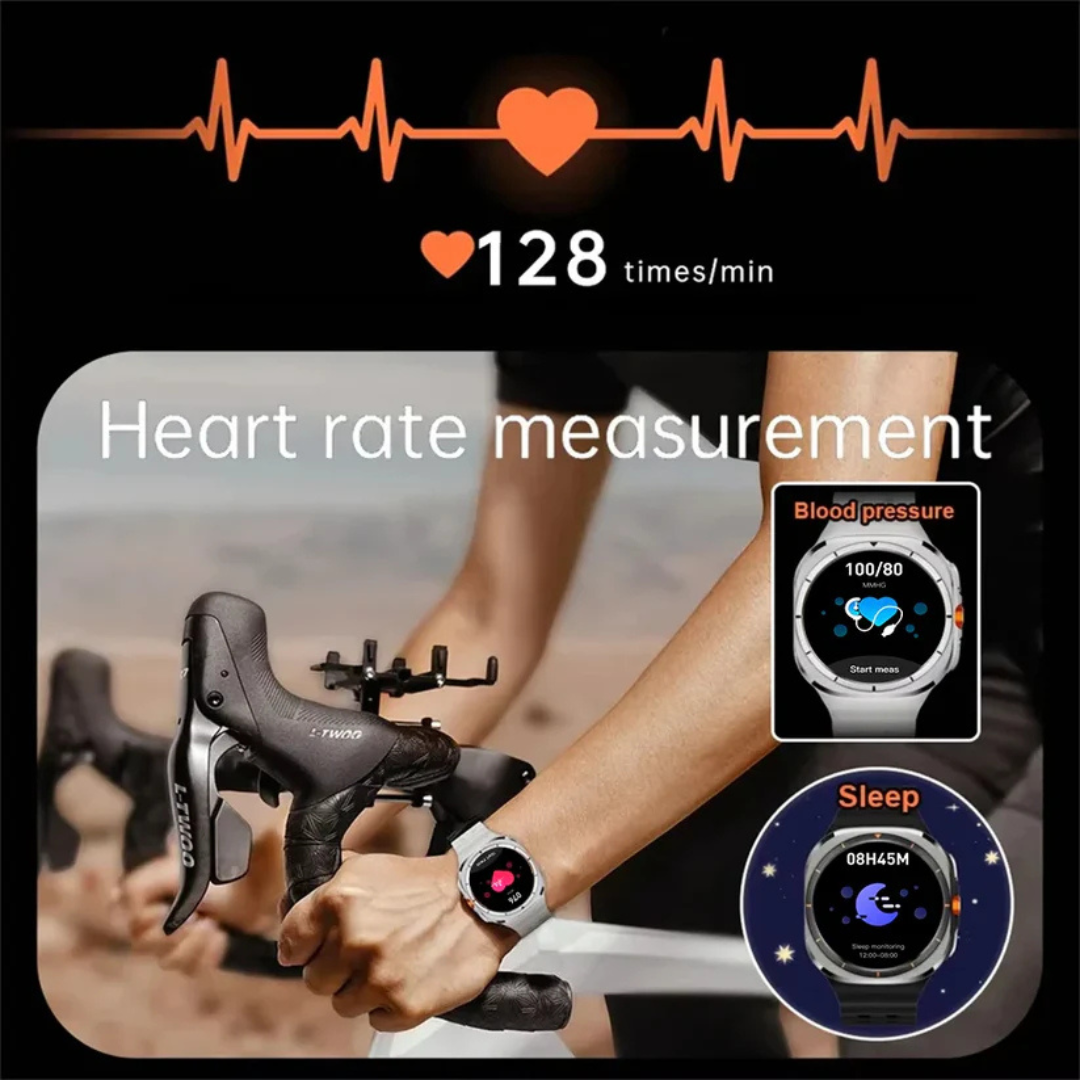 ⌚ LAXASFIT New GT7 Ultra 7-in-1 Smart Watch | 1.52” HD AMOLED | Bluetooth Calling | Fitness & Sports Tracker | Men & Women 🎁