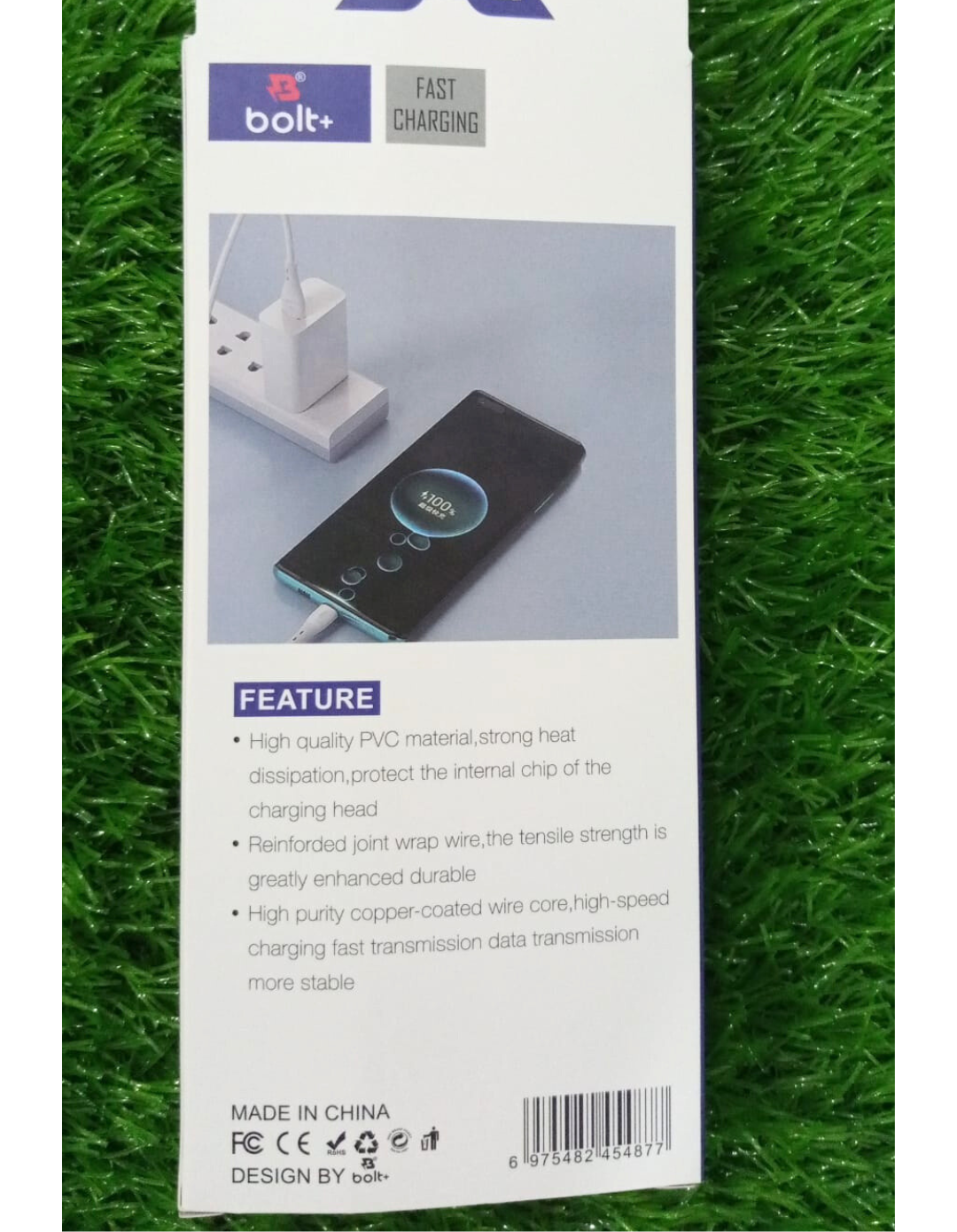 Bolt+ B-225 Fast Charging USB Cable – Micro, Type-C & Lightning Options, Durable PVC, Reinforced Joints, High-Speed Data Transfer