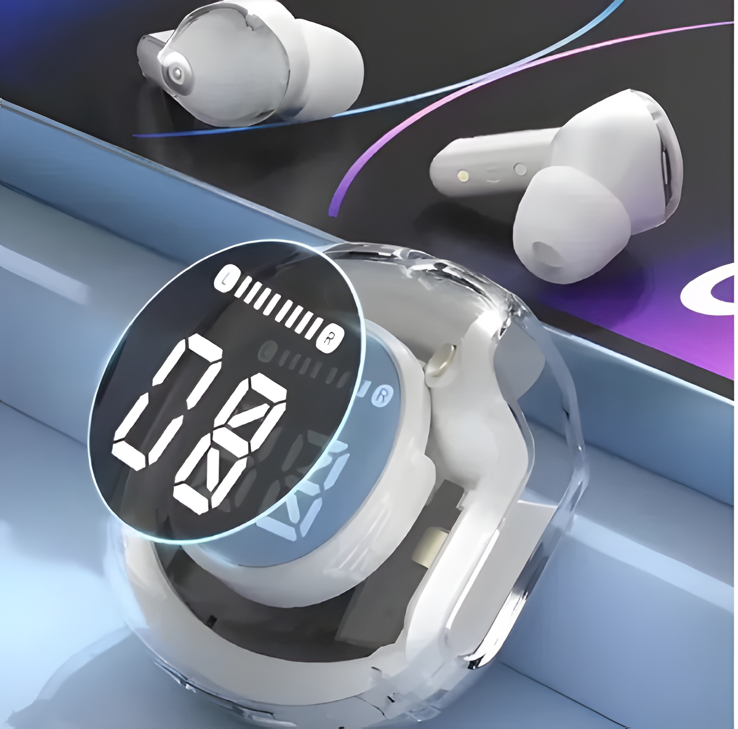 Transparent Crystal Air39 Tws Earphones (Available in many colours)