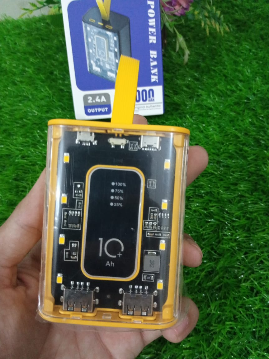 Bolt B104 10000mAh Power Bank π | Fast Charging with Power Delivery β‘ | Dual Output (USB-C & USB) π | Digital Display π | Compact & Lightweight Travel Charger βοΈ
