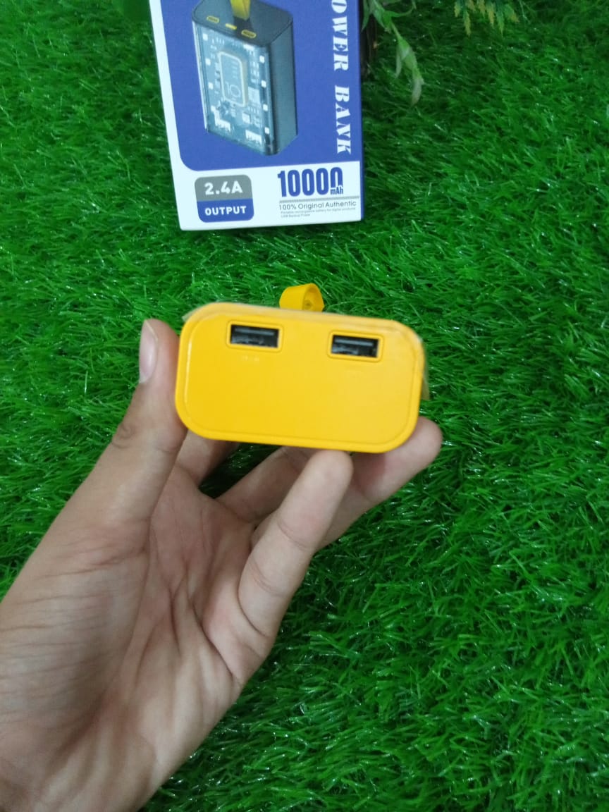 Bolt B104 10000mAh Power Bank π | Fast Charging with Power Delivery β‘ | Dual Output (USB-C & USB) π | Digital Display π | Compact & Lightweight Travel Charger βοΈ