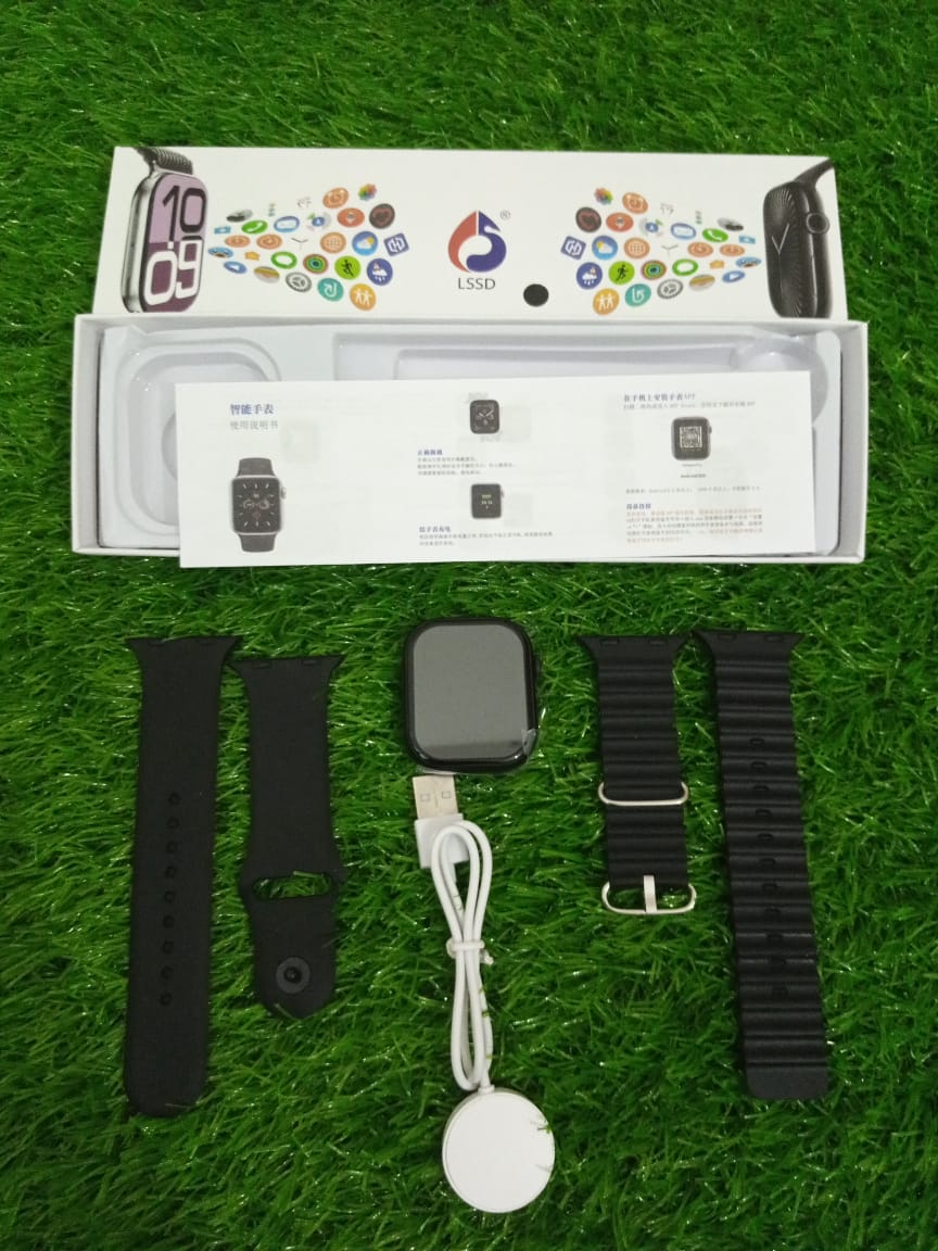2025 Newest V10 Pro Max Smart Watch ā 2.1" IPS Full Touch, Bluetooth Calling, Fitness & Health Tracker, Dual Straps (Men & Women)
