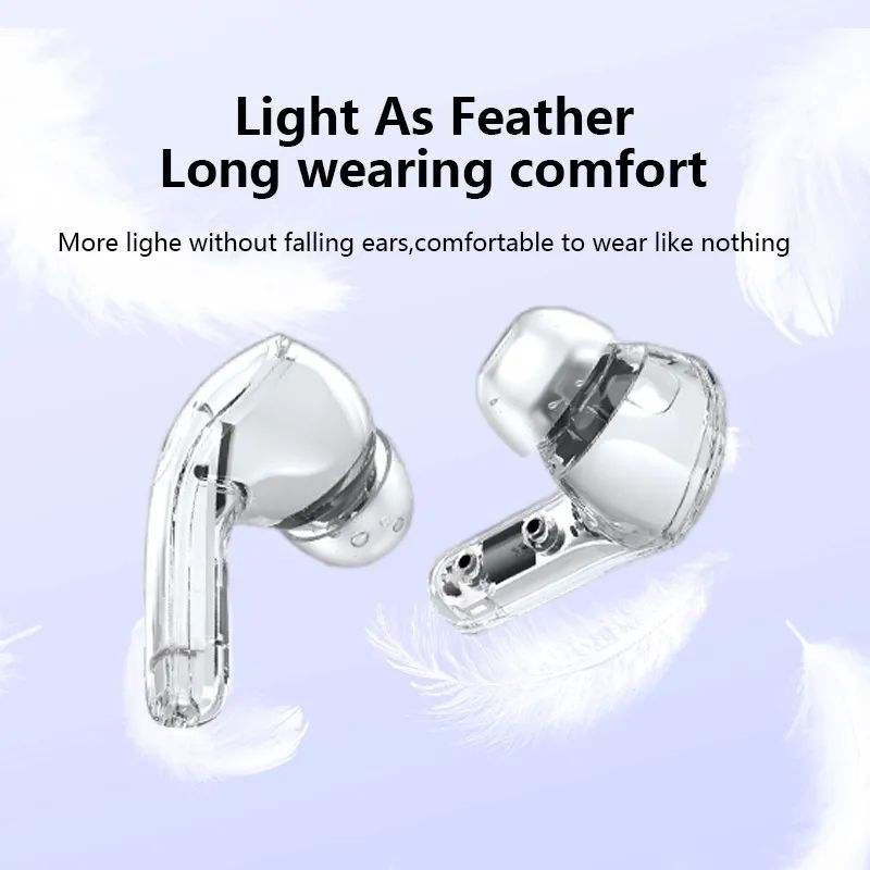 Transparent Crystal Air39 Tws Earphones (Available in many colours)