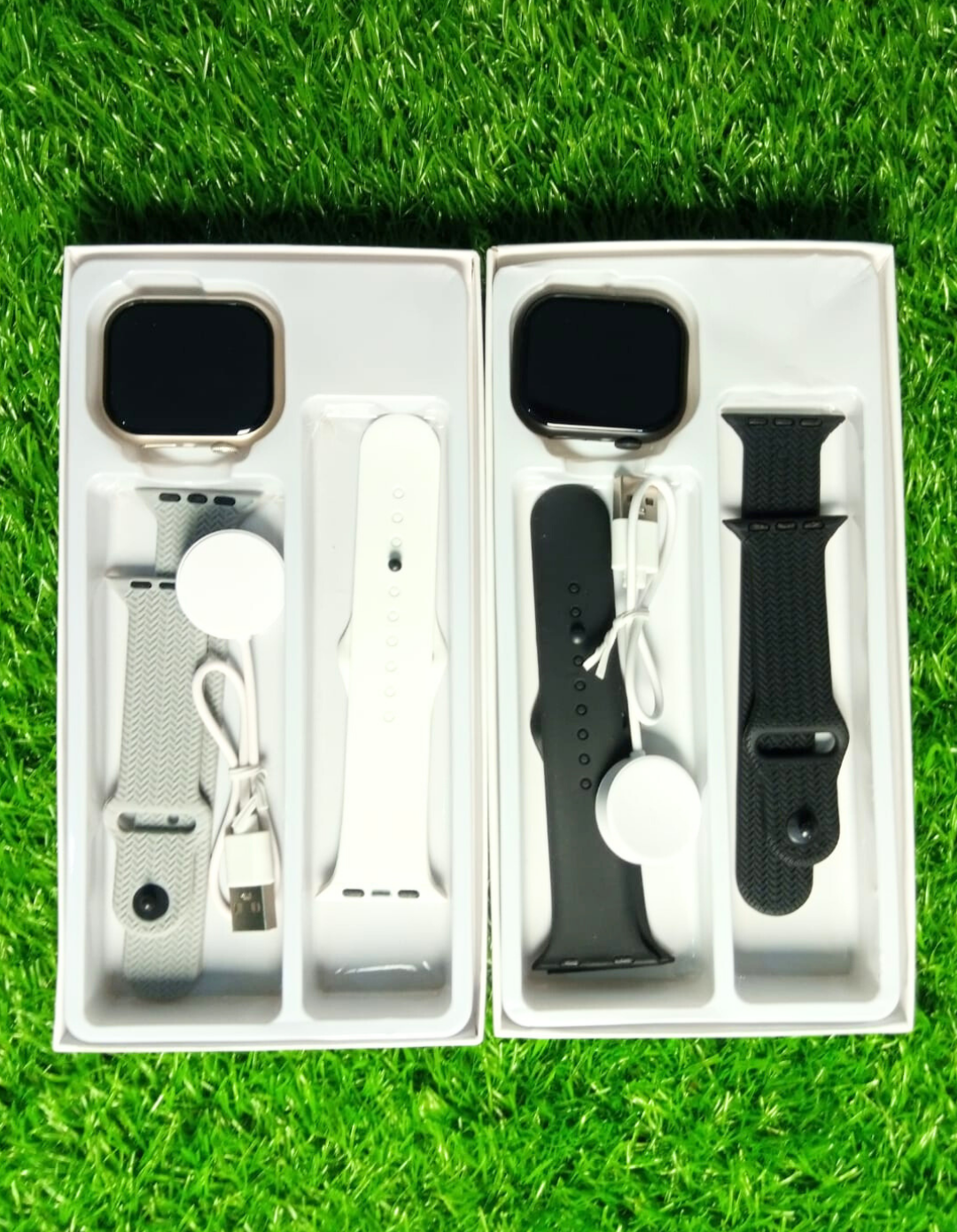 TLTM-M100 Series 10 Smart Watch | 2.3" Full Touch Display, Wireless Charging, Bluetooth Calling, 2 Straps Included