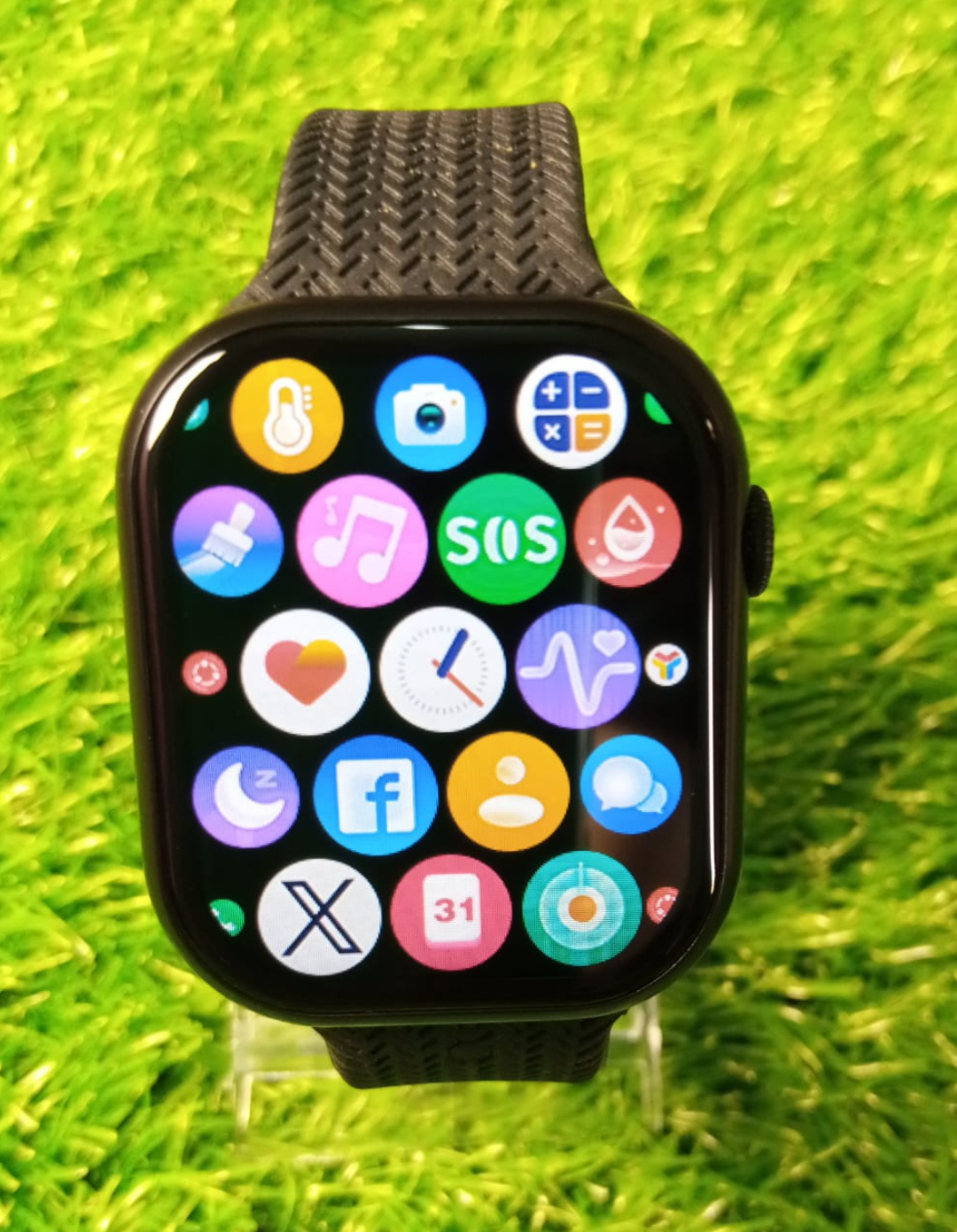 TLTM-M100 Series 10 Smart Watch | 2.3" Full Touch Display, Wireless Charging, Bluetooth Calling, 2 Straps Included