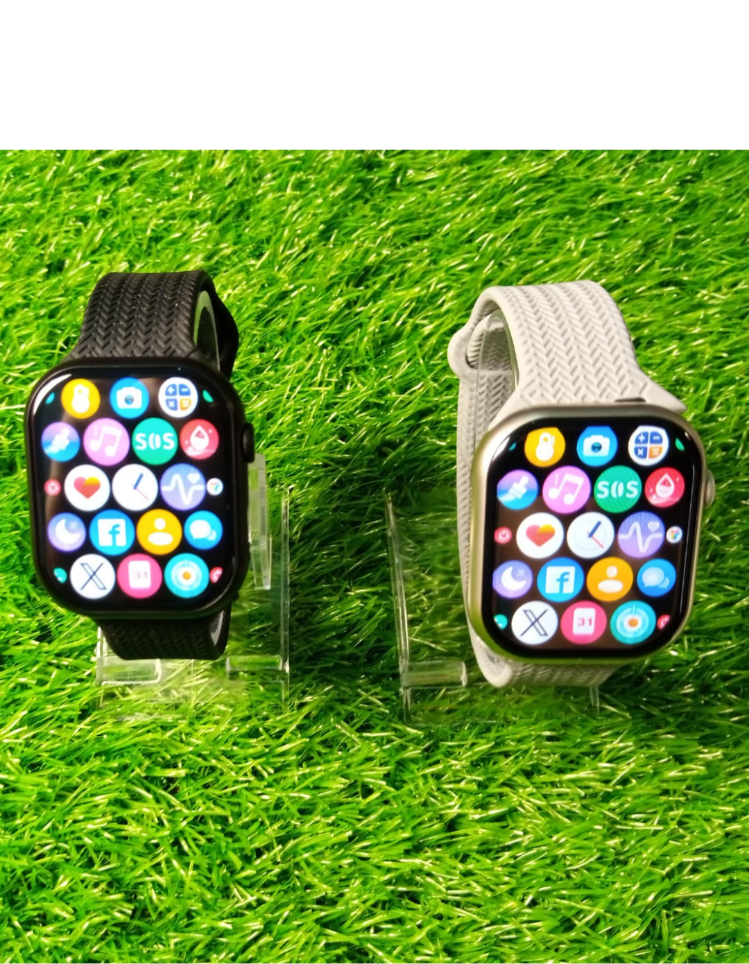 TLTM-M100 Series 10 Smart Watch | 2.3" Full Touch Display, Wireless Charging, Bluetooth Calling, 2 Straps Included
