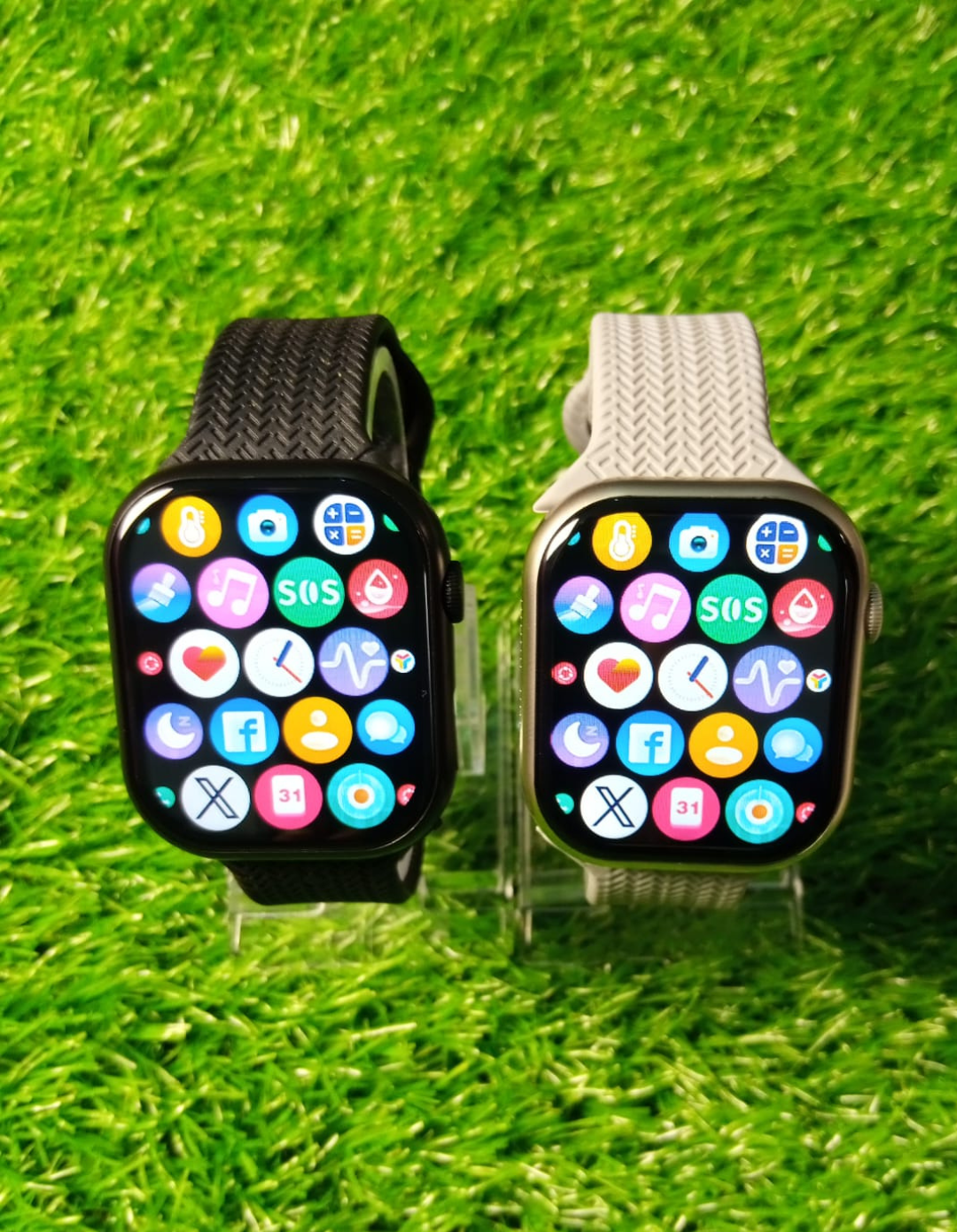 TLTM-M100 Series 10 Smart Watch | 2.3" Full Touch Display, Wireless Charging, Bluetooth Calling, 2 Straps Included