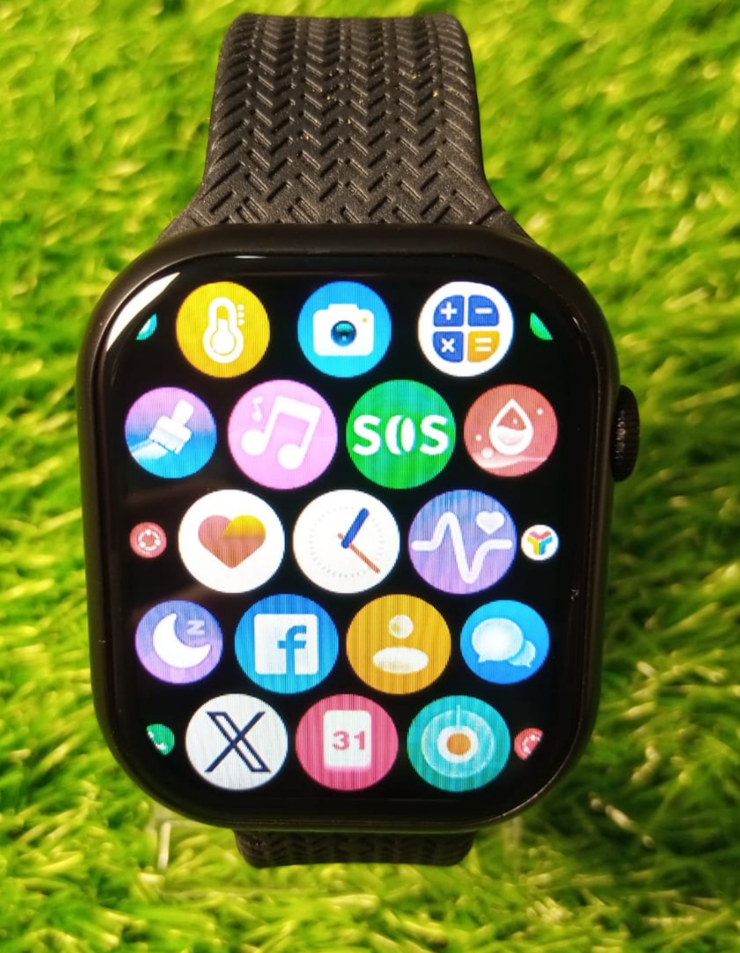TLTM-M100 Series 10 Smart Watch | 2.3" Full Touch Display, Wireless Charging, Bluetooth Calling, 2 Straps Included