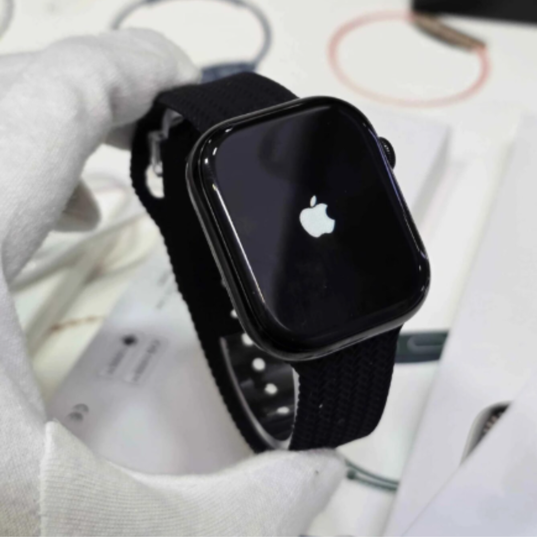 2025 New Series 10 Smartwatch With Apple logo 46mm HD AMOLED | 32GB ROM | Bluetooth Call | Music & GPS | Fitness Tracker