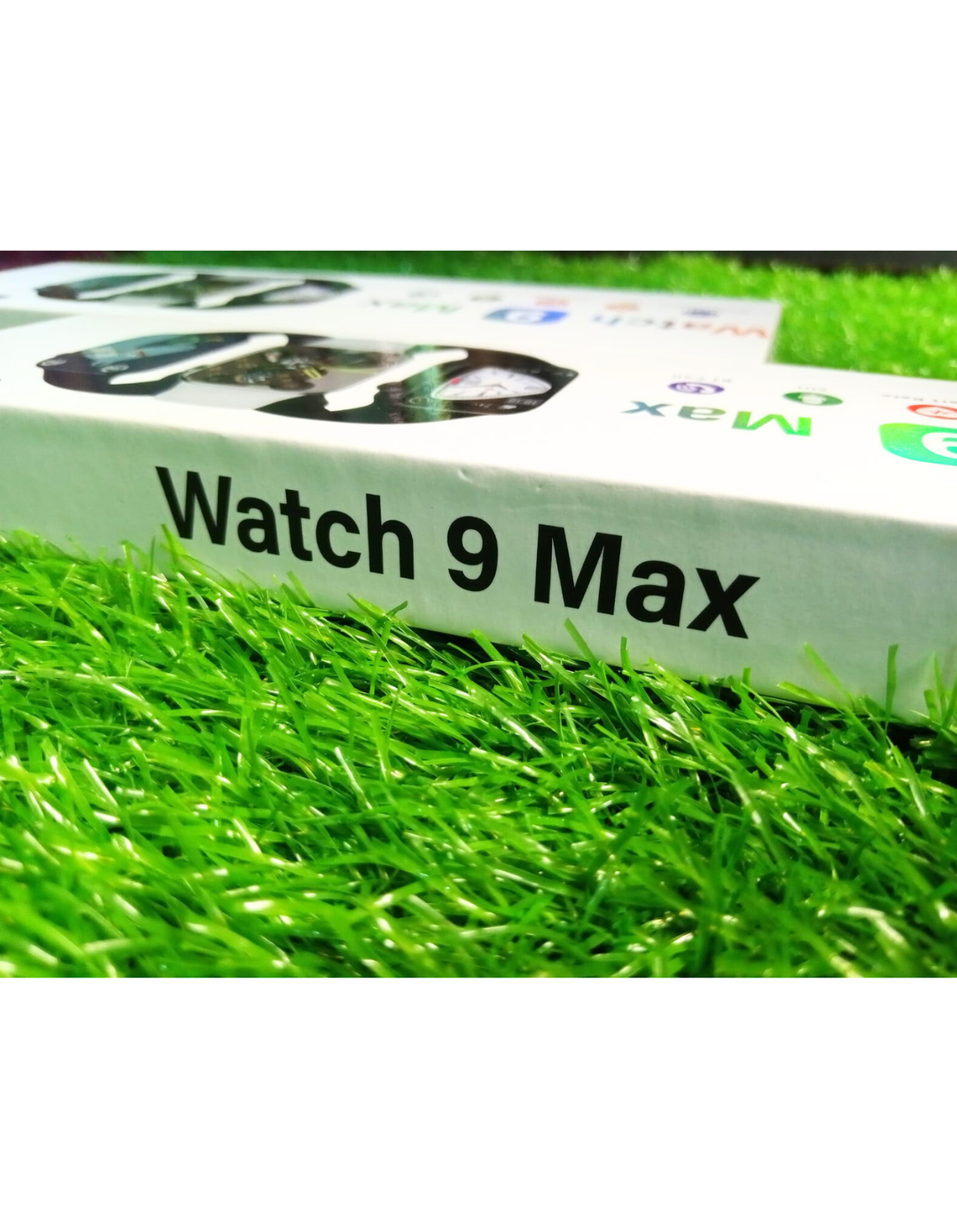 Watch 9 Max Smartwatch – Series 9 | Full Edge HD Display, Bluetooth Calling, Always-On Display, Built-in Games, Wireless Charging, Sports Modes