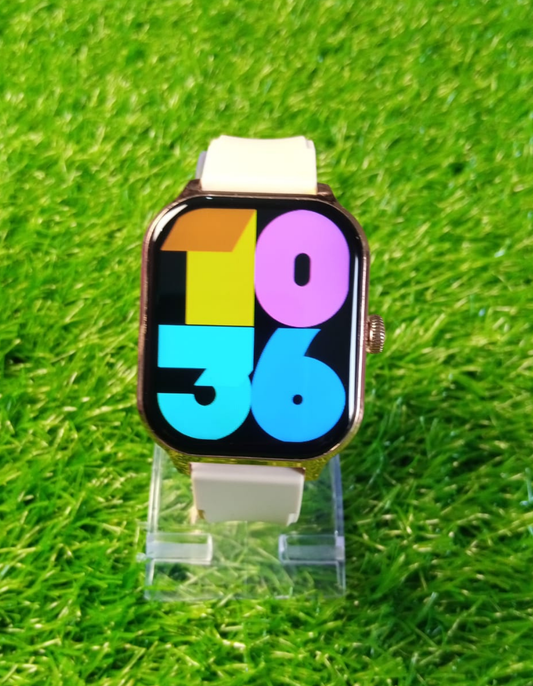 A98 Plus Smartwatch Gift Set | 2.02" Big Screen, Interchangeable Straps, Analog Watch & Jewelry Combo