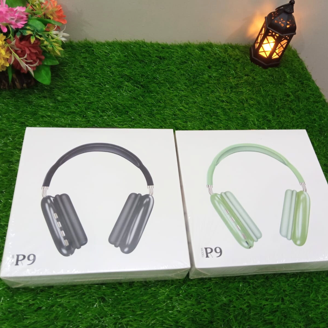 P9 Wireless Over-Ear Headphones – Bluetooth 6.0, 40mm Drivers, 22H Playtime, USB-C Fast Charging, IPX3 Waterproof