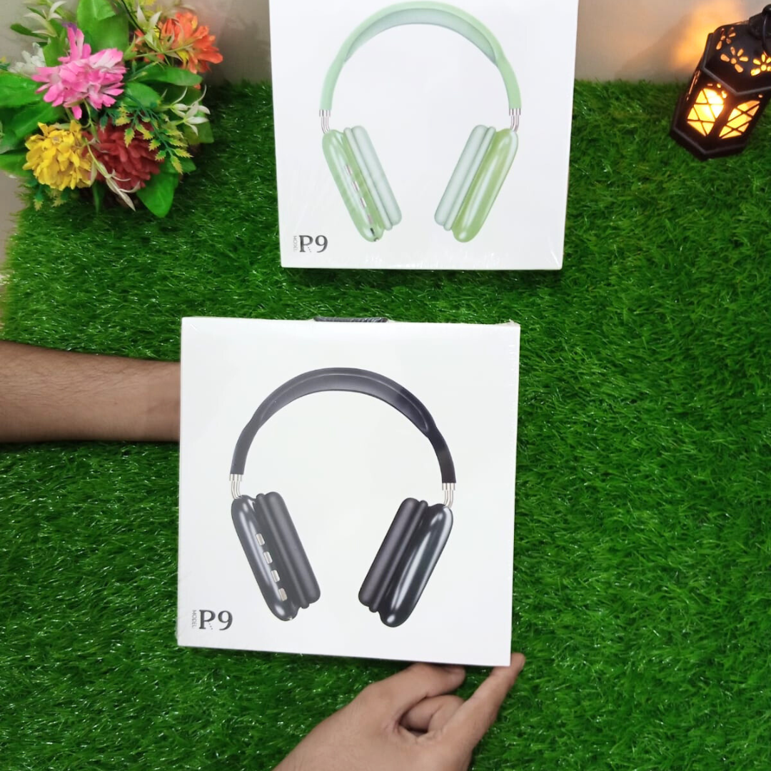 P9 Wireless Over-Ear Headphones – Bluetooth 6.0, 40mm Drivers, 22H Playtime, USB-C Fast Charging, IPX3 Waterproof