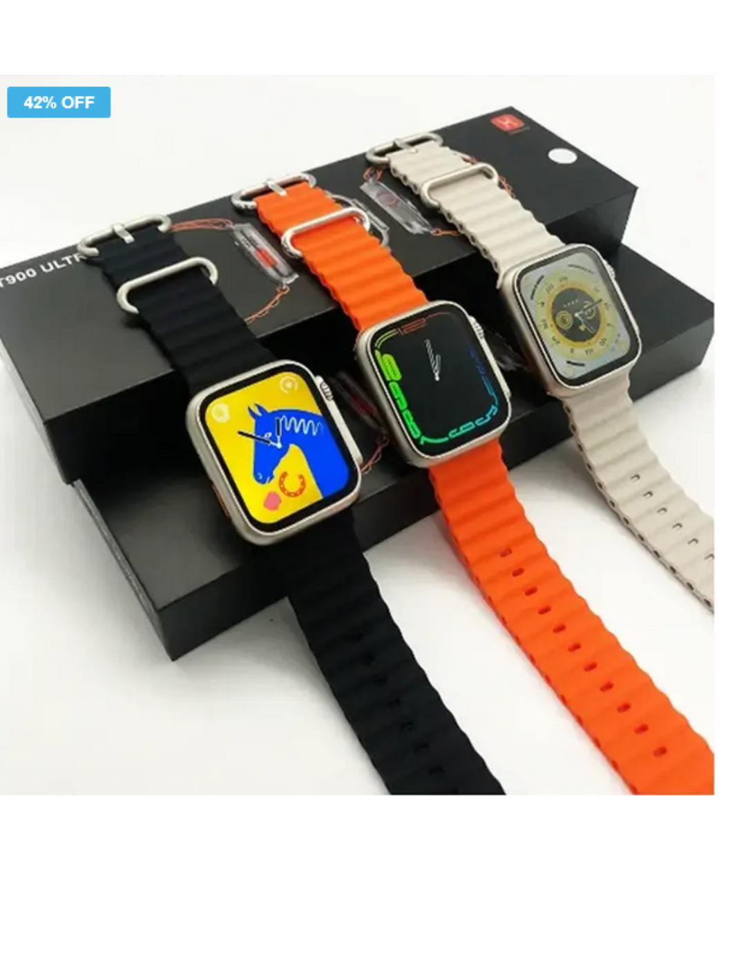 T900 Series 8 Pro Ultra Smart Watch – 2.09" Full Touch IPS Display, Bluetooth Calling, Heart Rate & Fitness Tracking