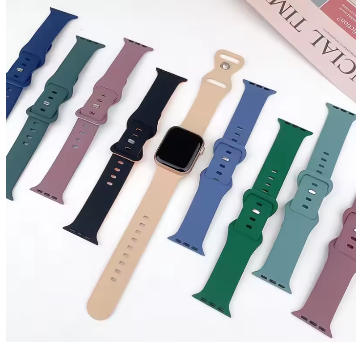 Soft Silicone Strap for Apple Watch Ultra 3/2/1 (49mm/46mm/45mm/42mm/41mm) – Comfortable iWatch Band for Series 11/10/9/8/7/6/5/4/3/SE3