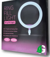 26cm Ring Light with 7ft Aluminium Tripod Stand & Mobile Holder | 3 Light Modes (White, Warm, Soft) | Adjustable Brightness | For TikTok, YouTube & Photography