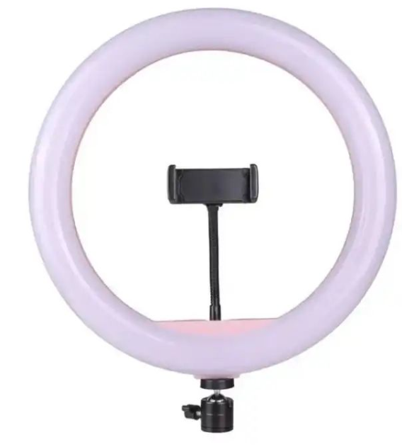 26cm Ring Light with 7ft Aluminium Tripod Stand & Mobile Holder | 3 Light Modes (White, Warm, Soft) | Adjustable Brightness | For TikTok, YouTube & Photography
