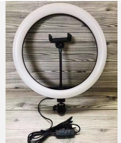 26cm Ring Light with 7ft Aluminium Tripod Stand & Mobile Holder | 3 Light Modes (White, Warm, Soft) | Adjustable Brightness | For TikTok, YouTube & Photography