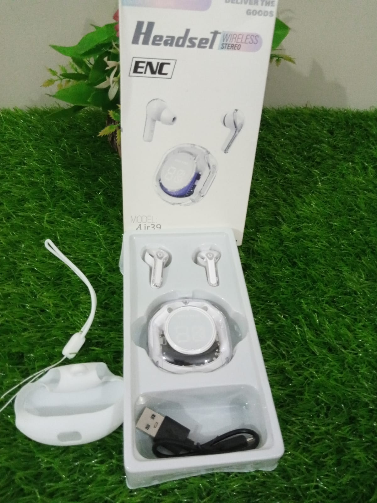 Transparent Crystal Air39 Tws Earphones (Available in many colours)