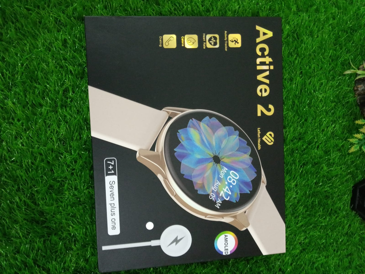ACTIVE 2 7-in-1 Smartwatch ⌚ | Bluetooth Calling 📞 | Fitness Tracker 🏃 | Sleep & Health Monitoring 😴 | Waterproof IP67 🌧️ | Multi-Sports Mode ⏰ | Stylish Smart Watch for Men & Women 💖