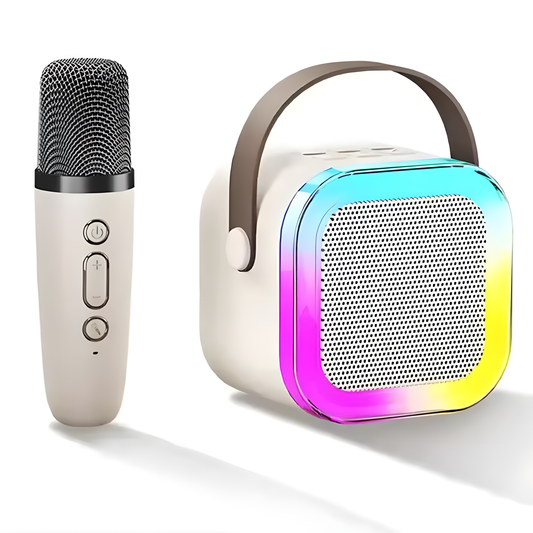 🎤 Portable Karaoke Bluetooth Speaker with Microphone 🎶 Family Party Wireless Speaker | CASUN NE50 | 5W Output, Built-in Mic, Memory Card Support
