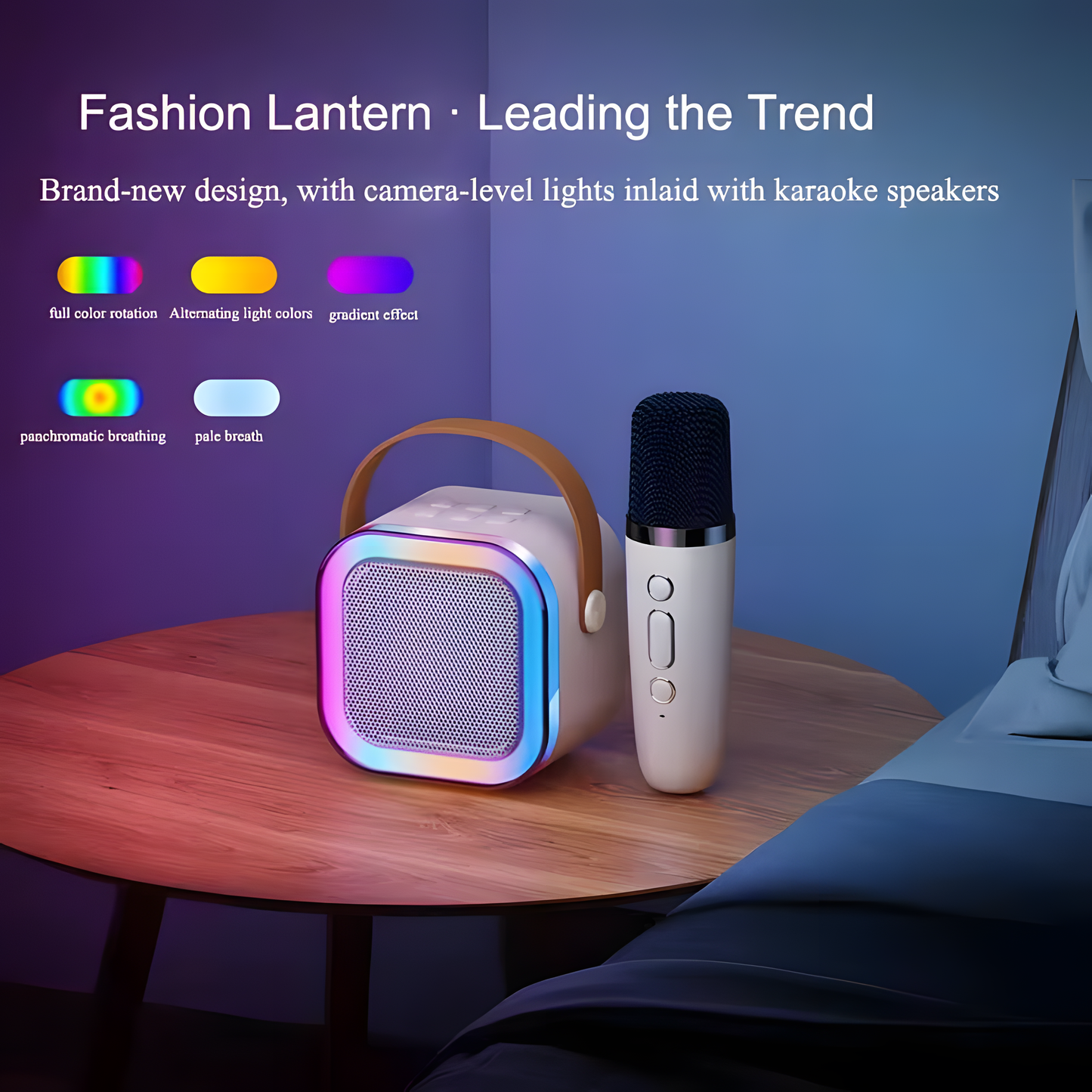🎤 Portable Karaoke Bluetooth Speaker with Microphone 🎶 Family Party Wireless Speaker | CASUN NE50 | 5W Output, Built-in Mic, Memory Card Support