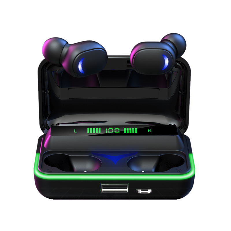 Sport Gaming E10 TWS BT 5.0 Earbuds Headphone With Charging Box Wireless Earphone Headphones